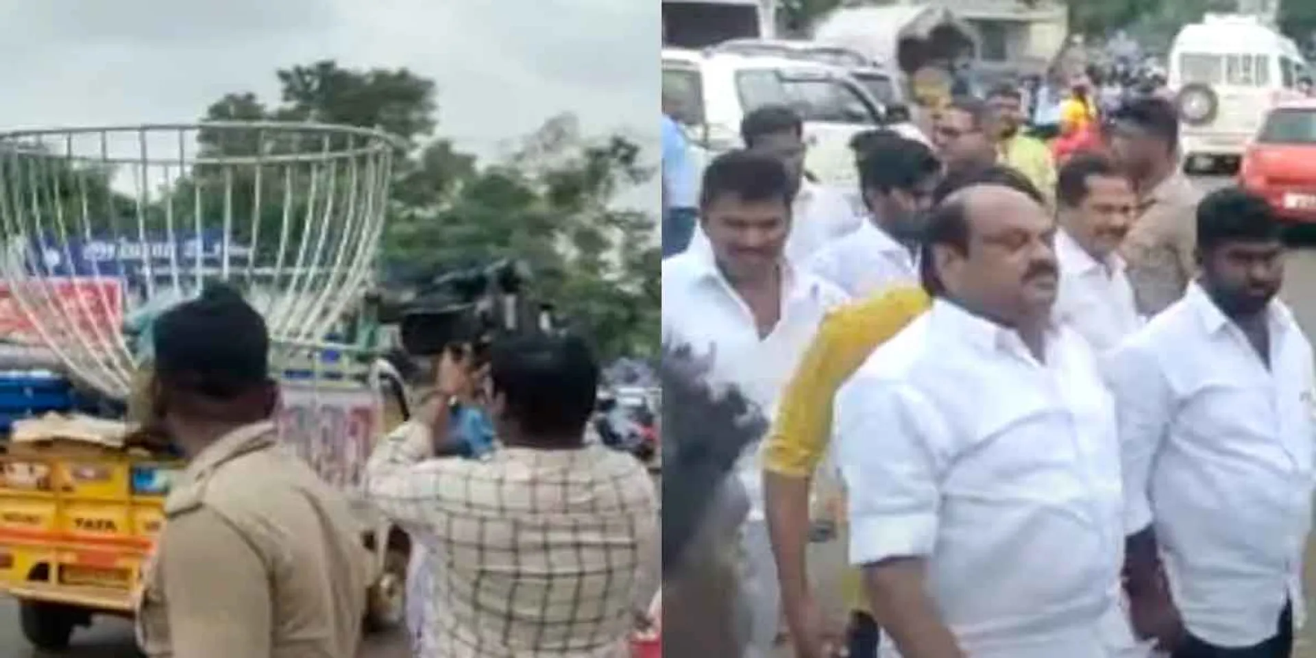 OPS team members who tried to erect statue of Jayalalithaa-stopped by police