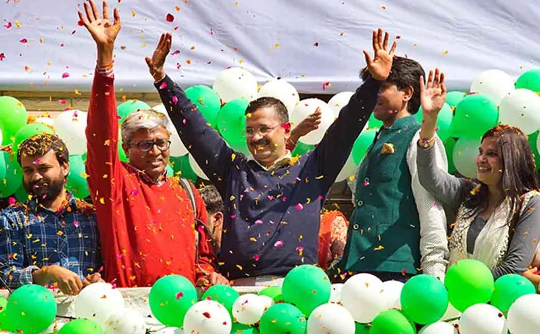 Aad Aadmi is the national party; Record 12.9% votes