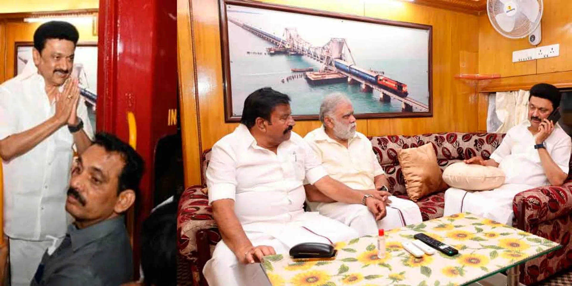 Attention-grabbing Chief Minister's train Journey