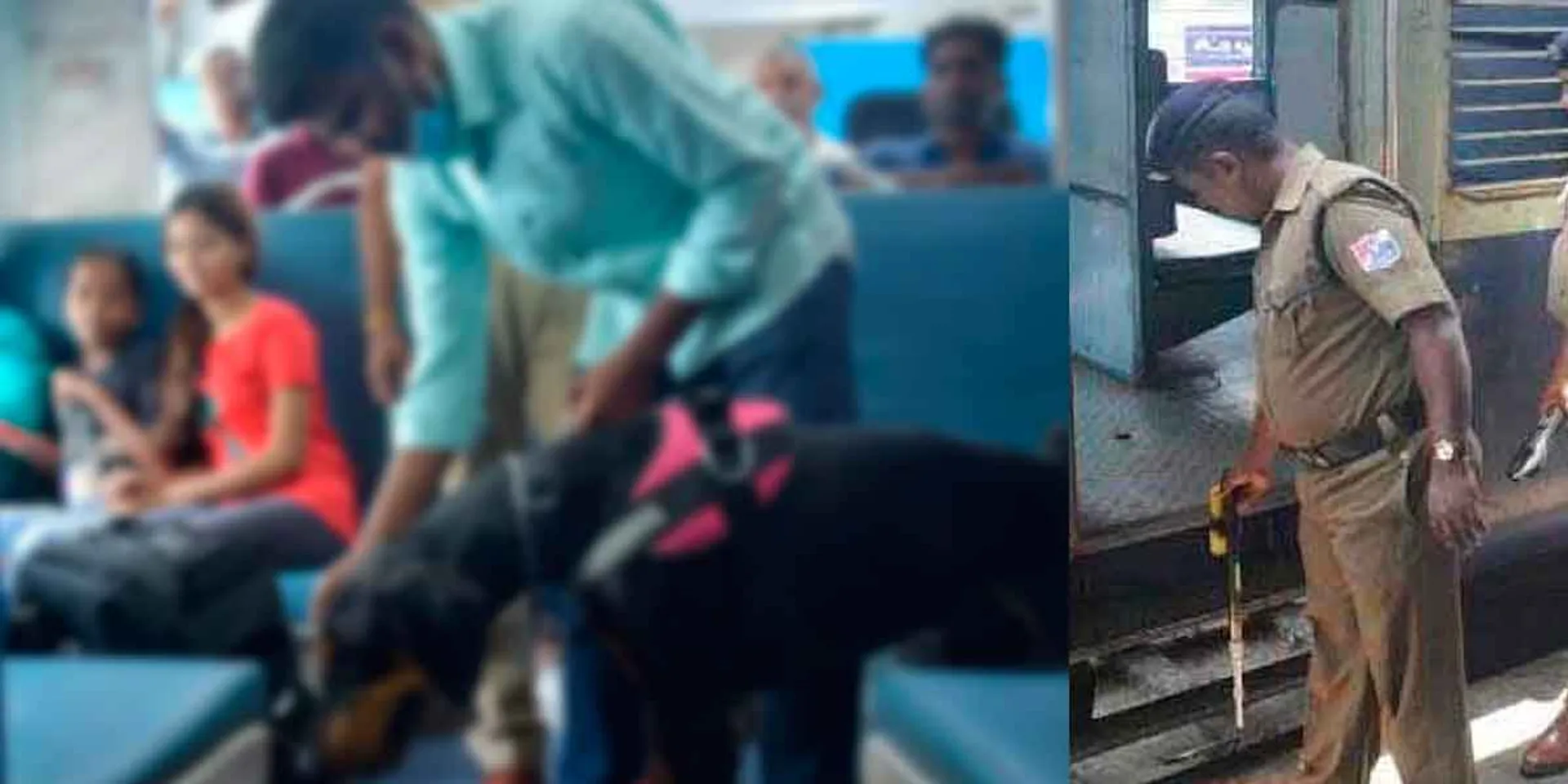 10 kg ganja seized in Salem train; The kidnappers fled