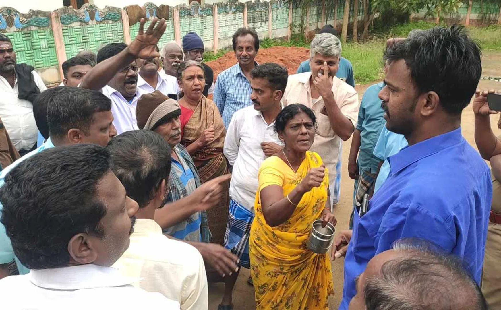 Blockage of milk purchase station as local milk sale stopped.