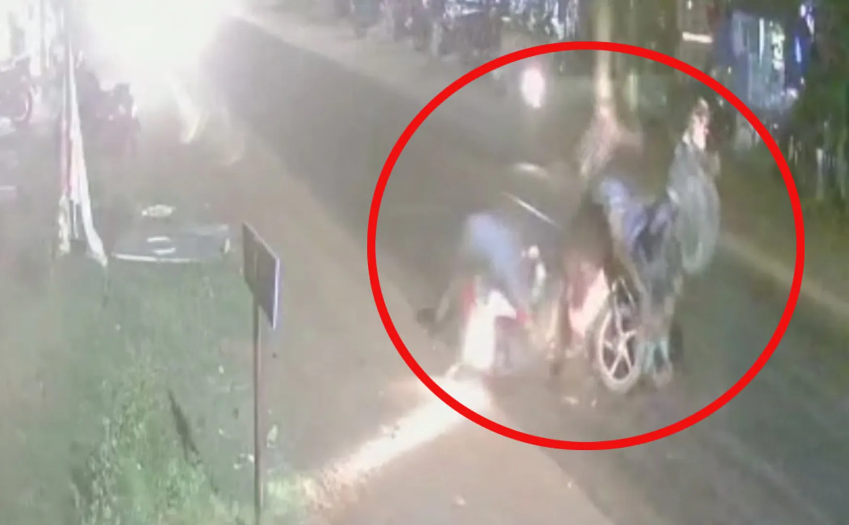 CCTV footage released of the vehicle hitting maanamadurai