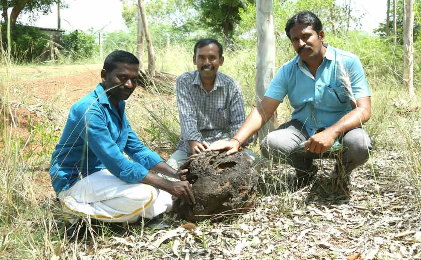 Nattarasankottai, stone inscription  carvings remains of iron smelters were discovered.