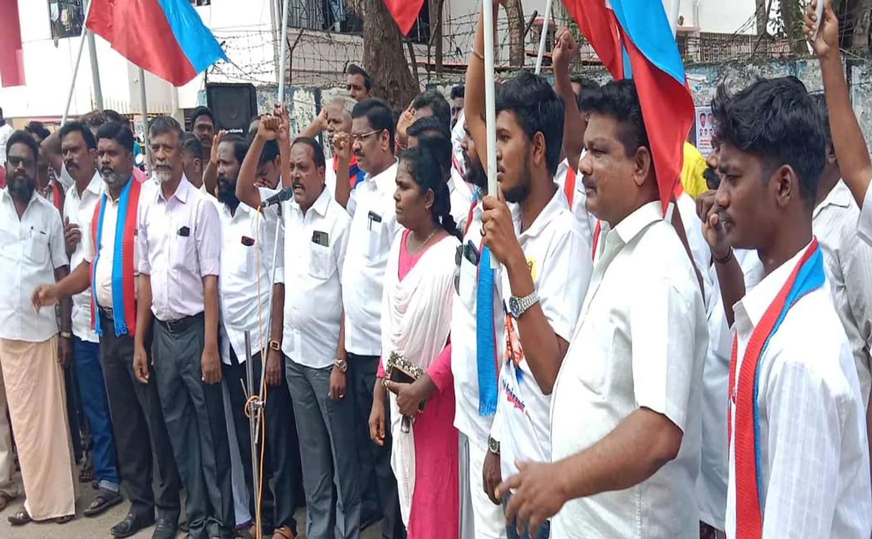 trichy collectorate ambedkar issue in vck