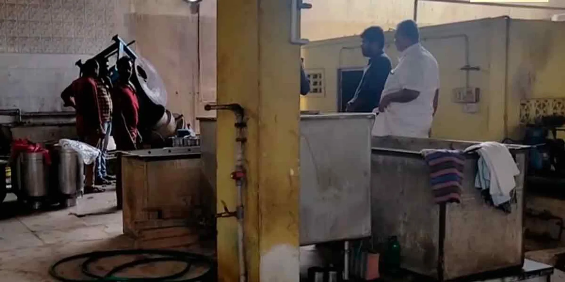Boiler explosion in dairy farm laborer