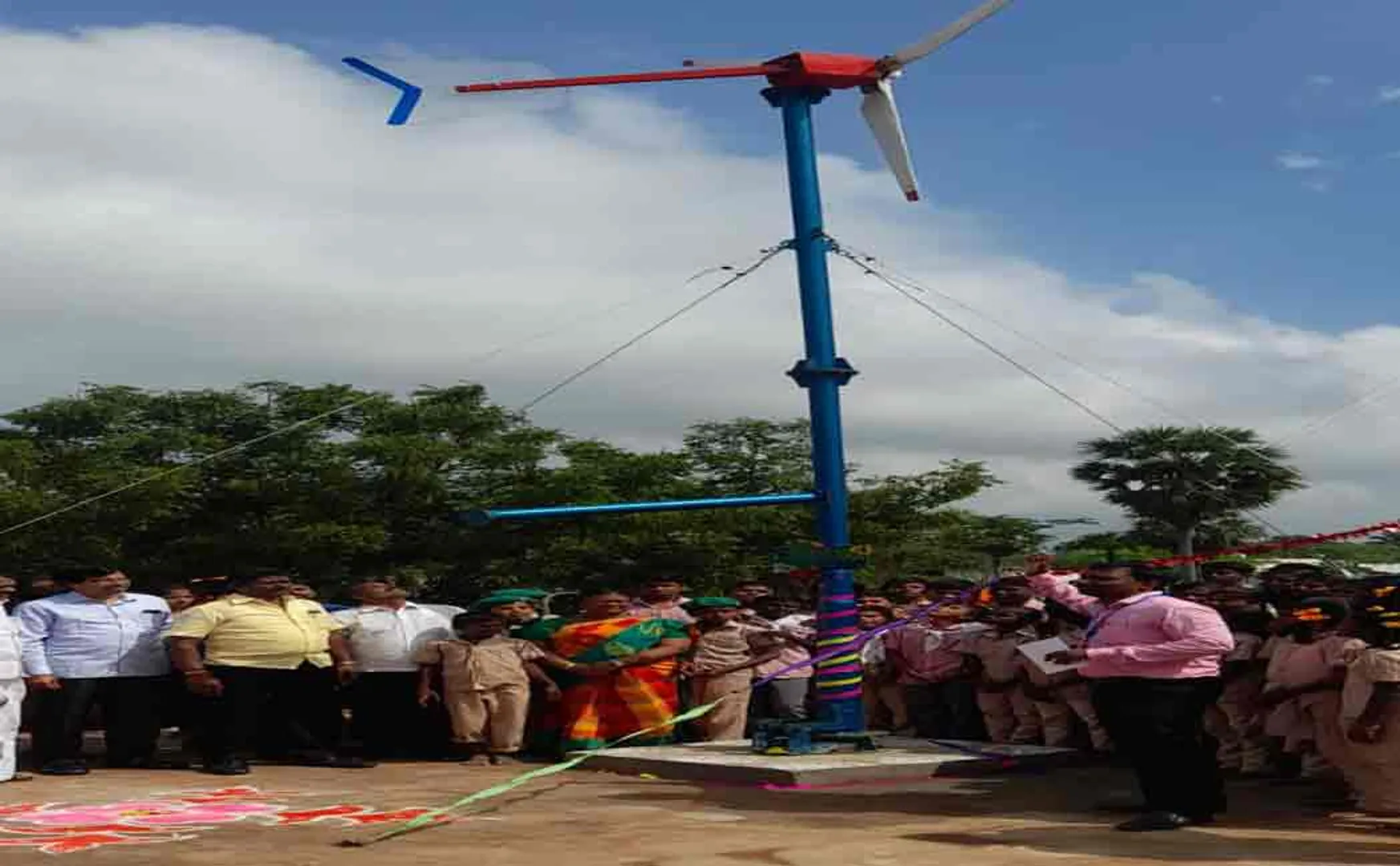 government school start windmill in trichy