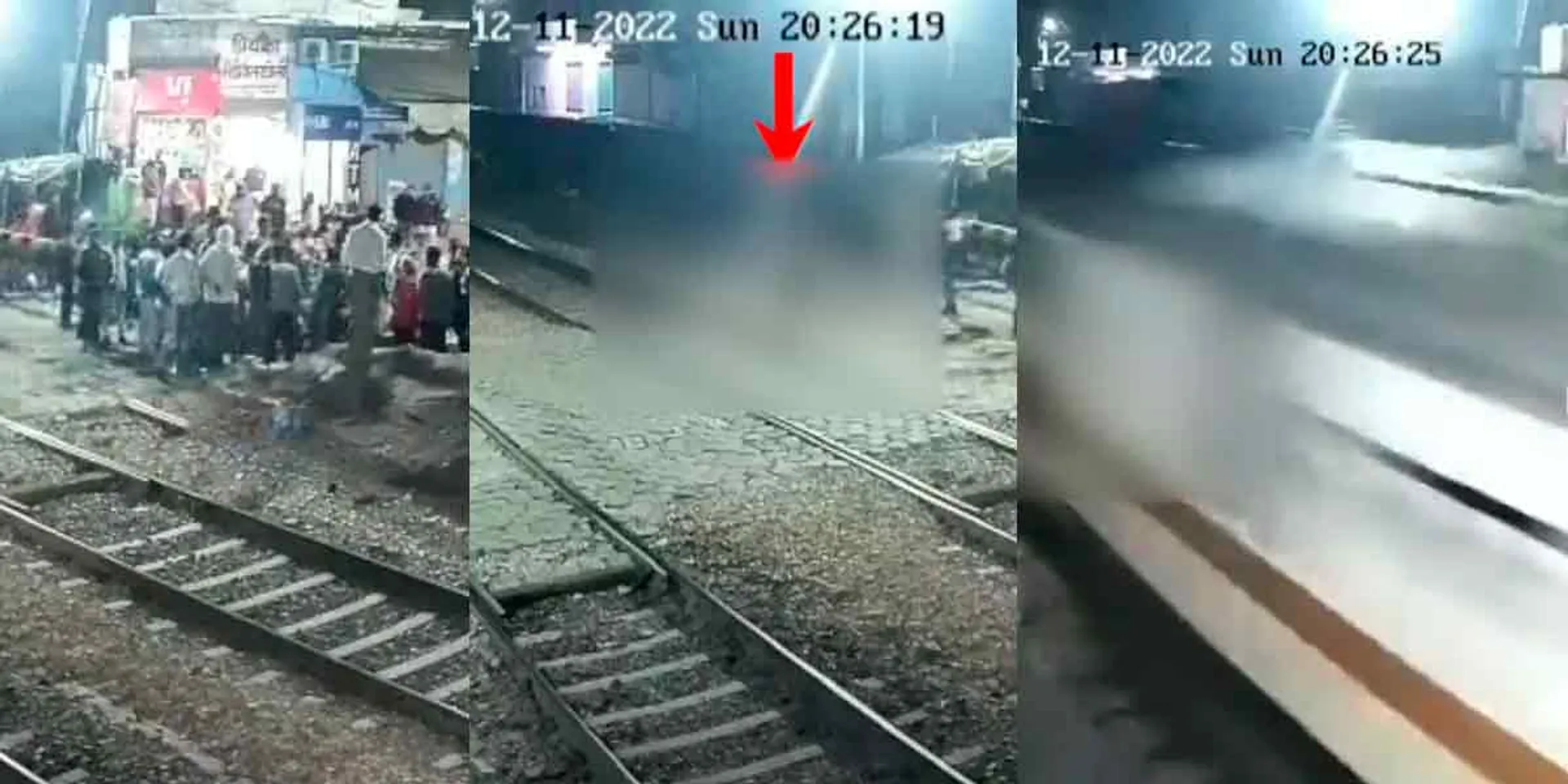 Argument over twenty rupees- youth jumping in front of train