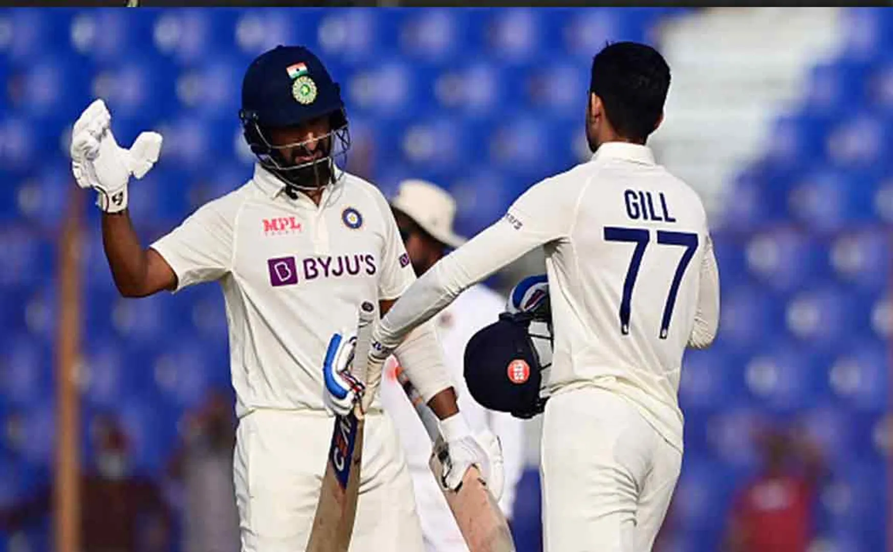 Pujara Submankil's massive century; Indian team that accumulated runs