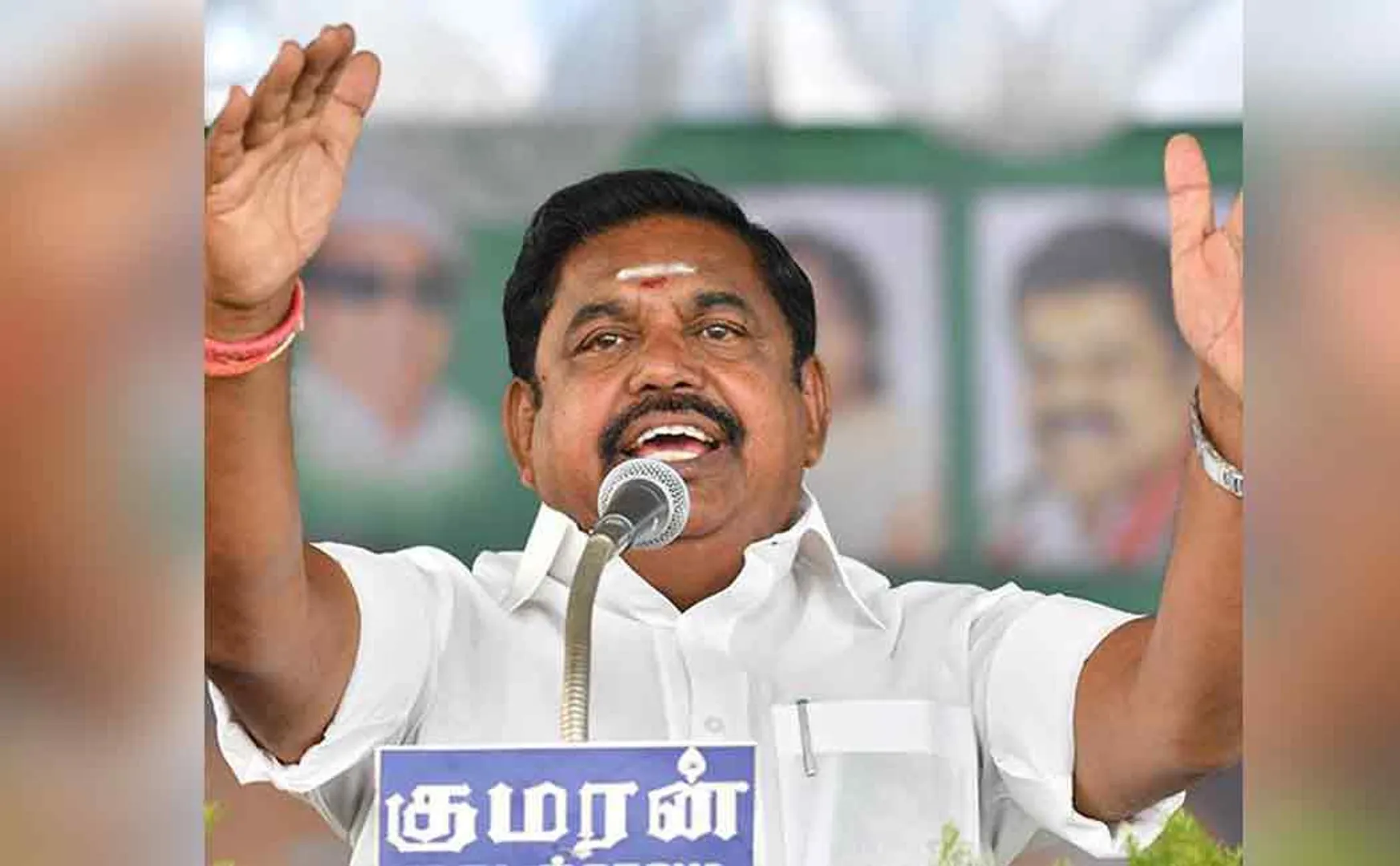 This is the short story of EPS; Edappadi Palaniswami narrated the story on stage