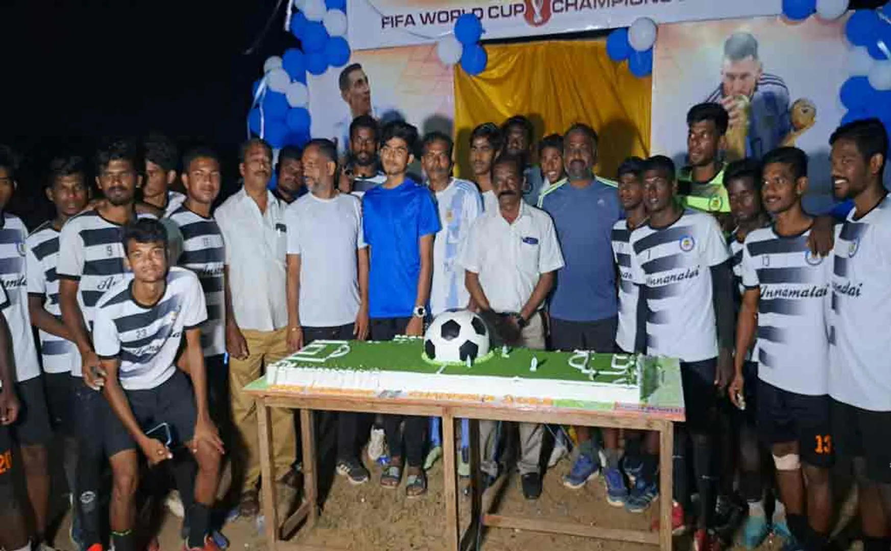 fifa world cup celebrated in chidambaram annamalai university