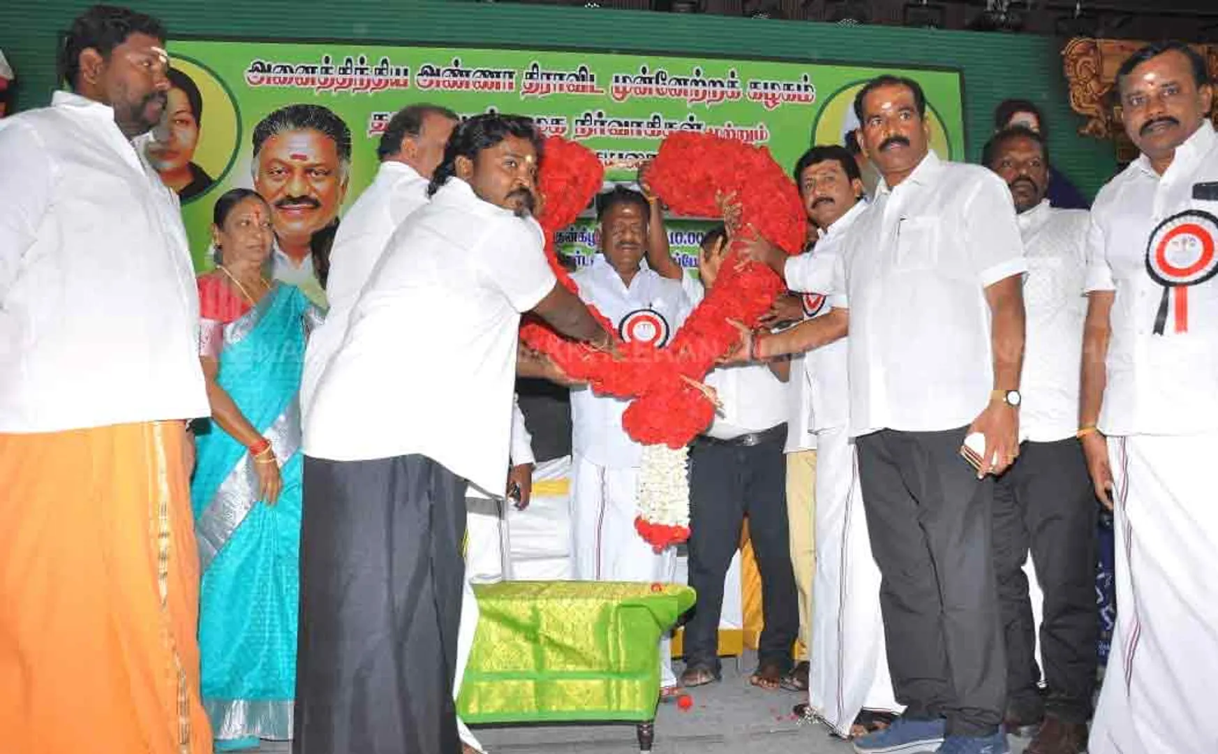 The meeting of the district secretaries of the OPS side started between push and pull