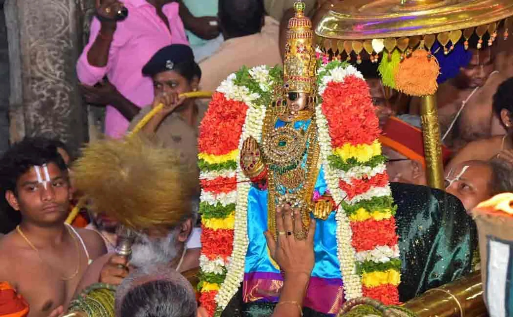 trichy srirangam temple ekadasi festival start