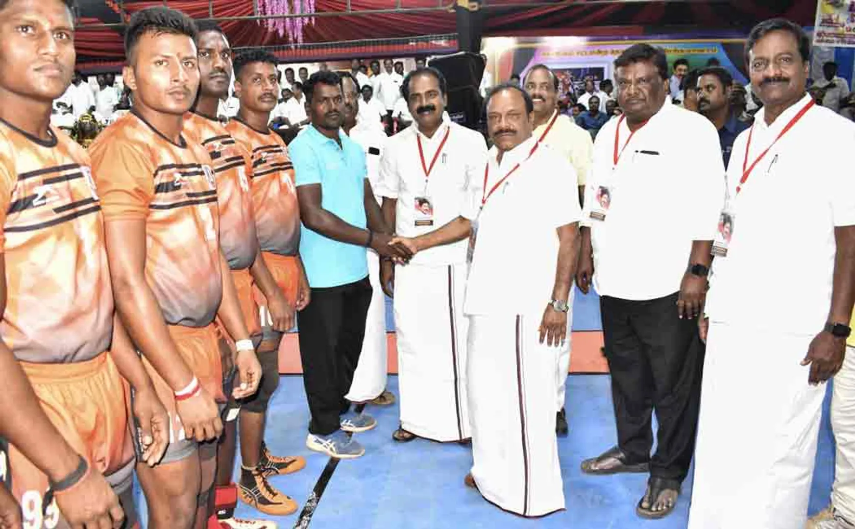 kabaddi match conducted for udhayanidhi stalin birthday in cuddalore 