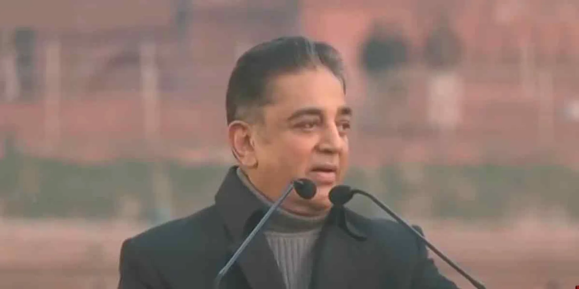  'He was Nehru's great-grandson; I am Gandhi's great-grandson' - Kamal Haasan speech