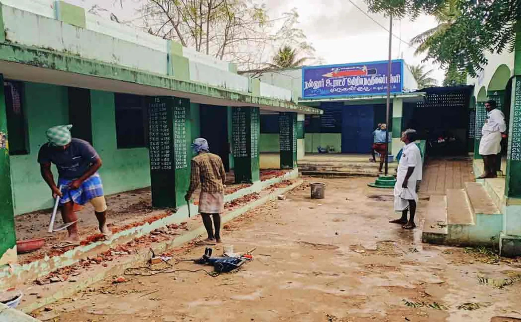 government school teachers renovated classrooms in own money