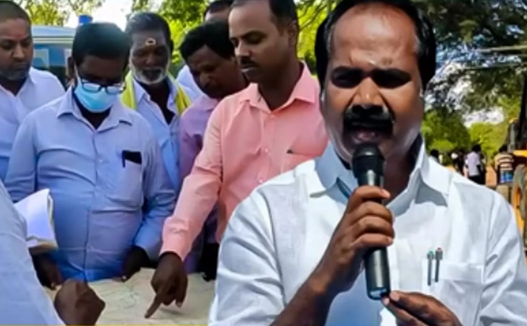 Minister Meyyanathan fulfilled the demand of kuzhamangalam village people 