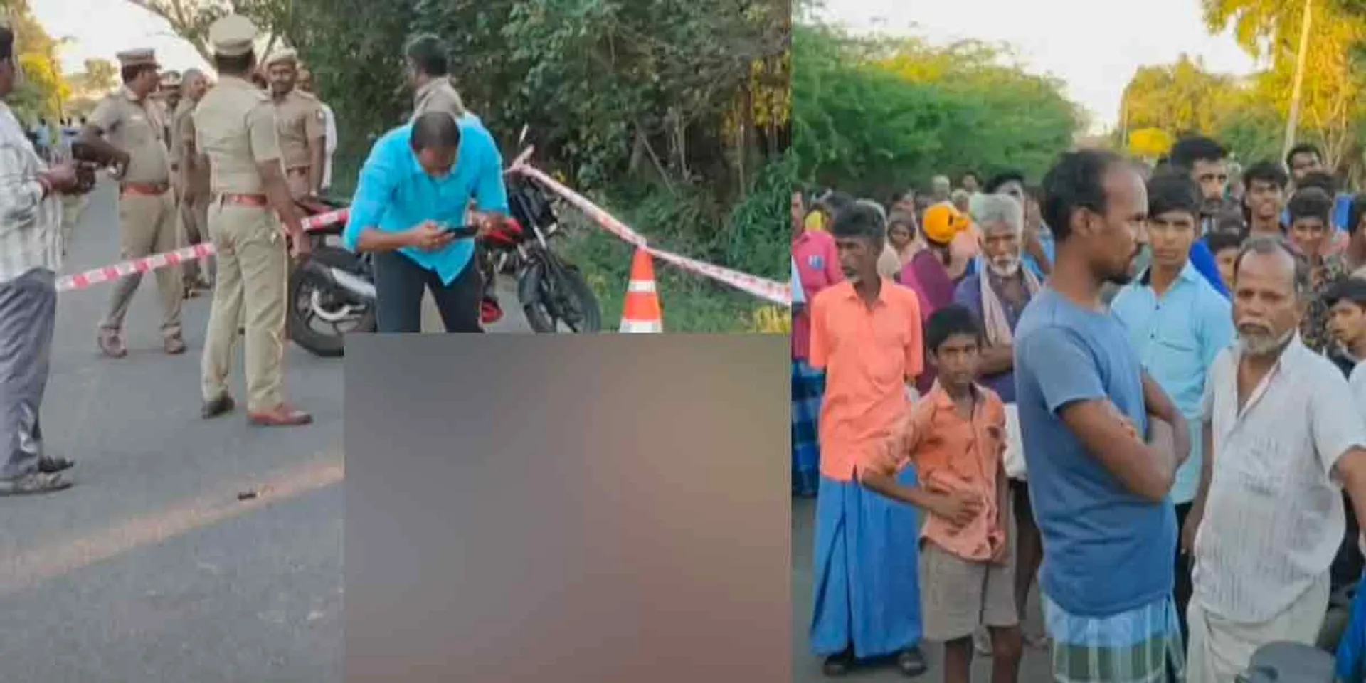 Woman hacked to death in the middle of the road-commotion in Venganoor