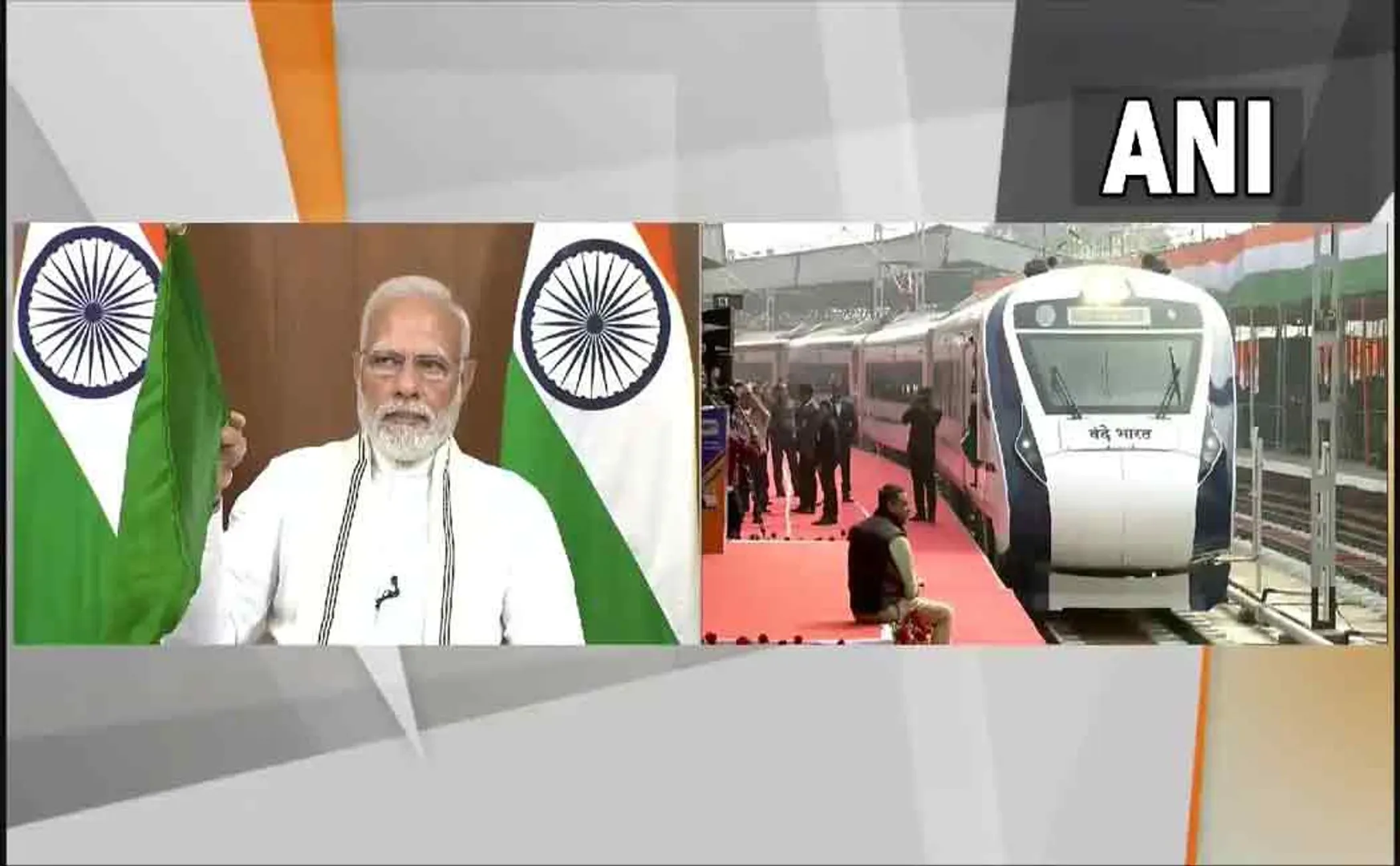 Stone pelting on Vande Bharat train