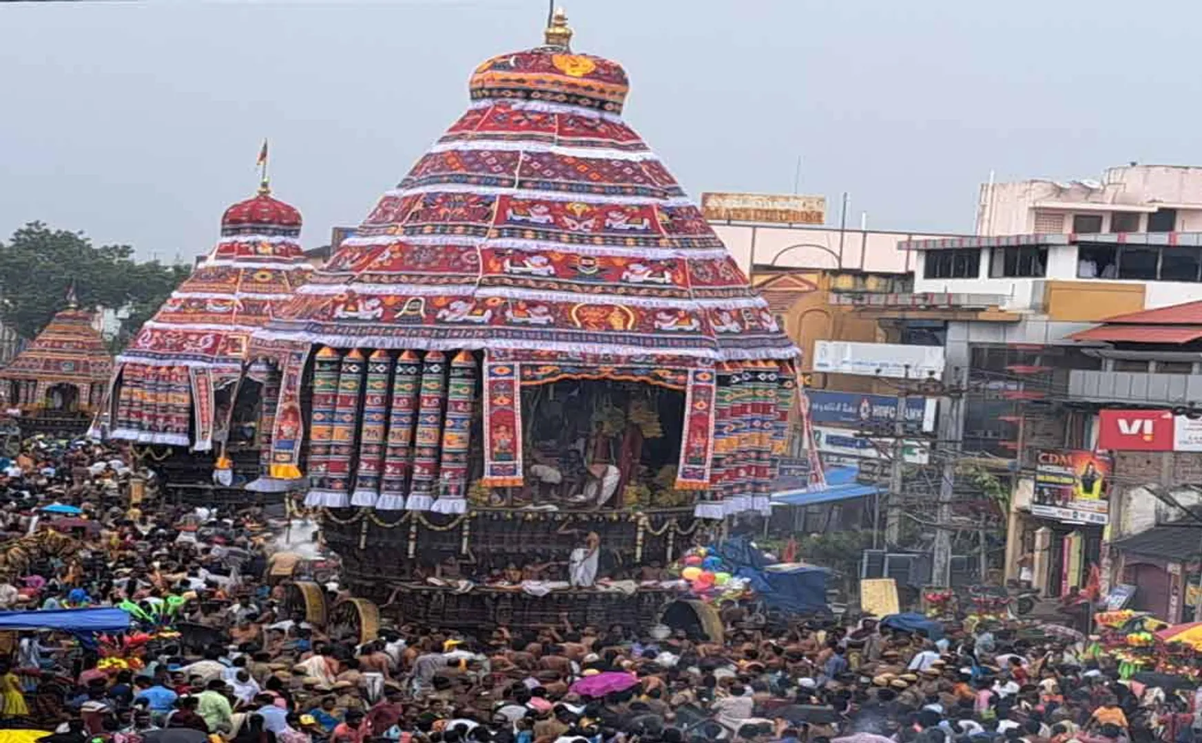 chidambaram natarajar temple aaruthra car festival celebration started 