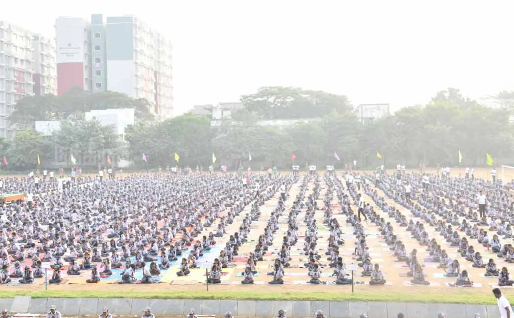 Yoga Training for 5,000 Students  