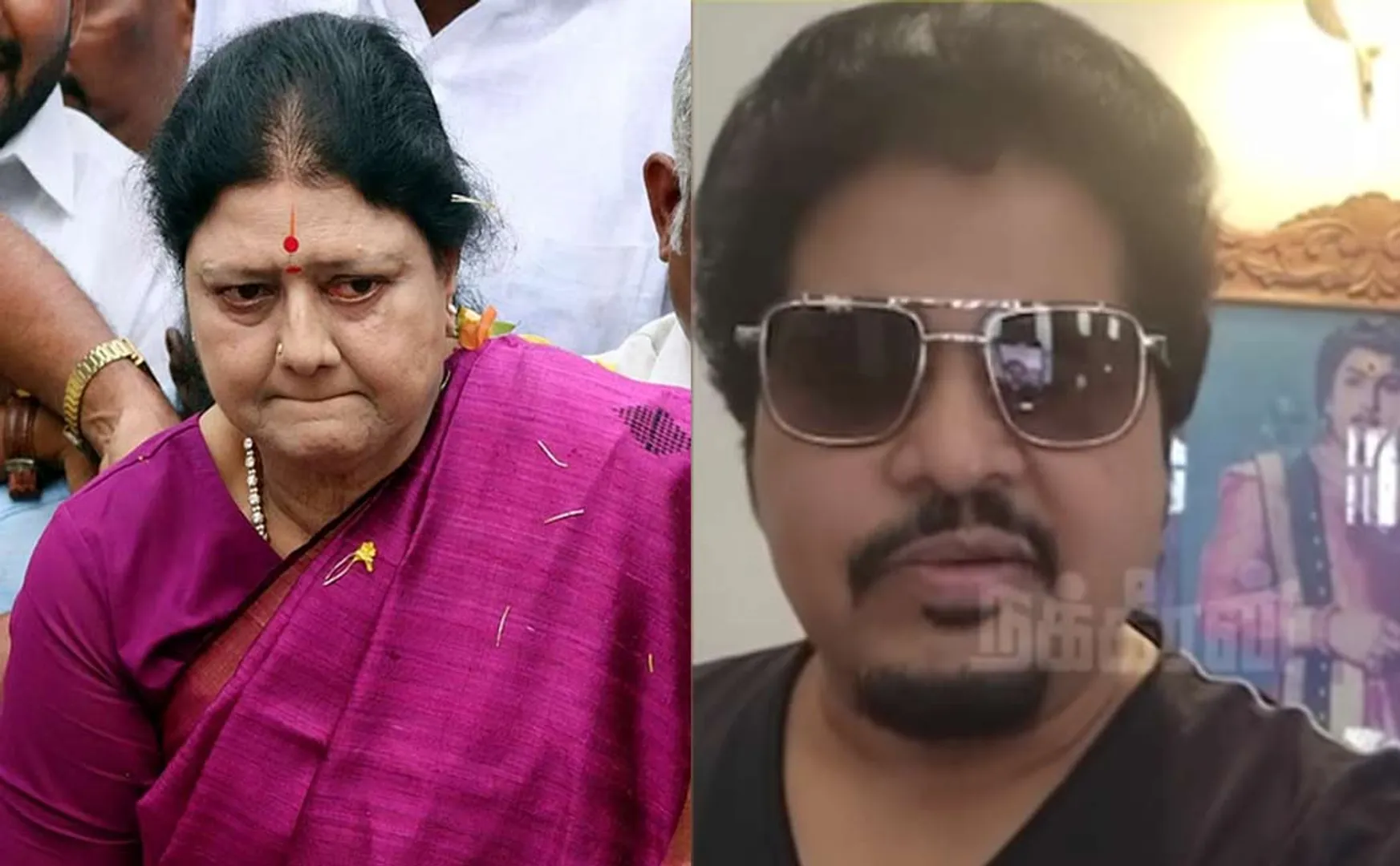 sasikala sister son baskar video goes viral