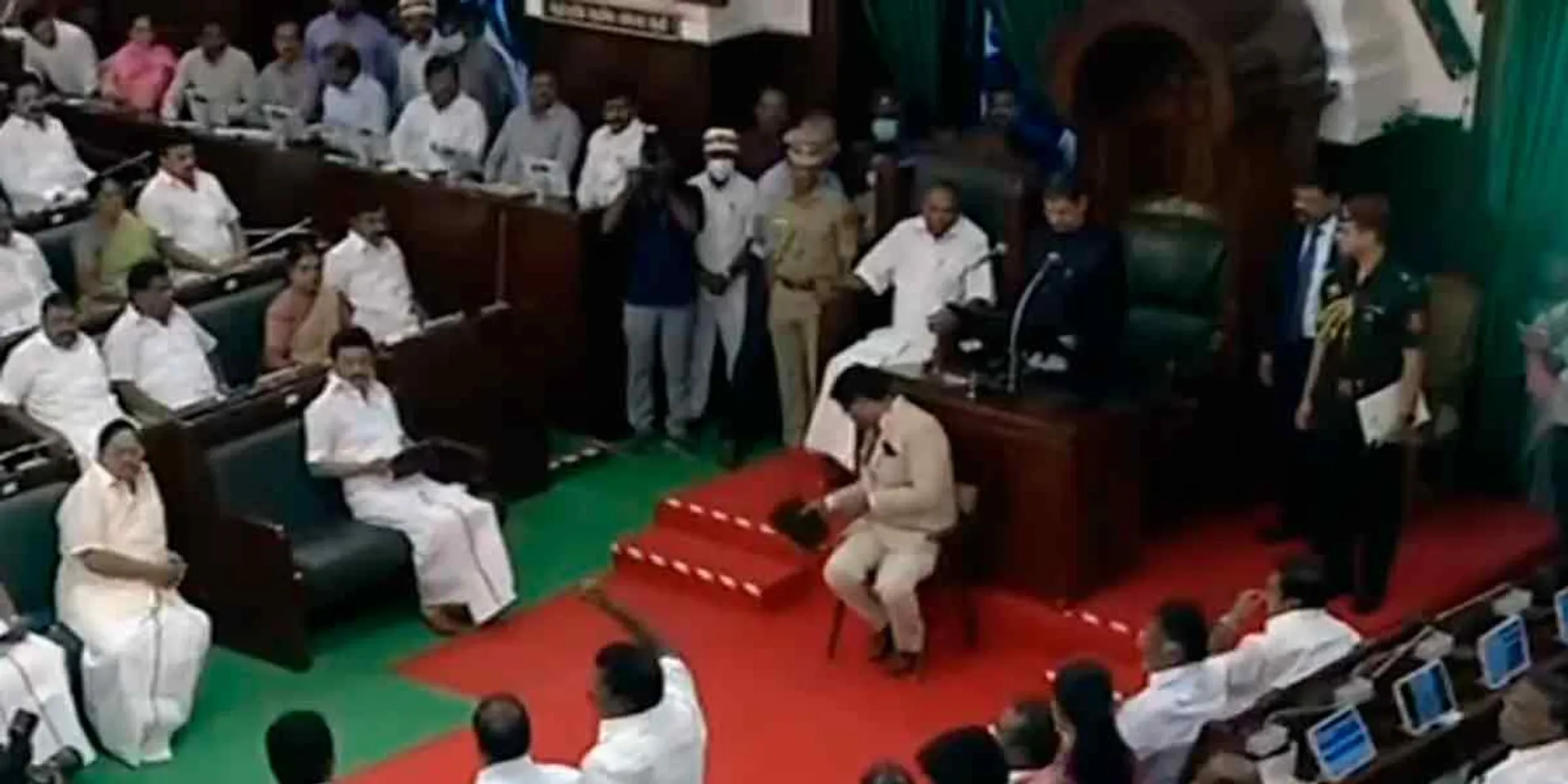  Governor's speech in Tamil amid slogans of "Governor Quit..."