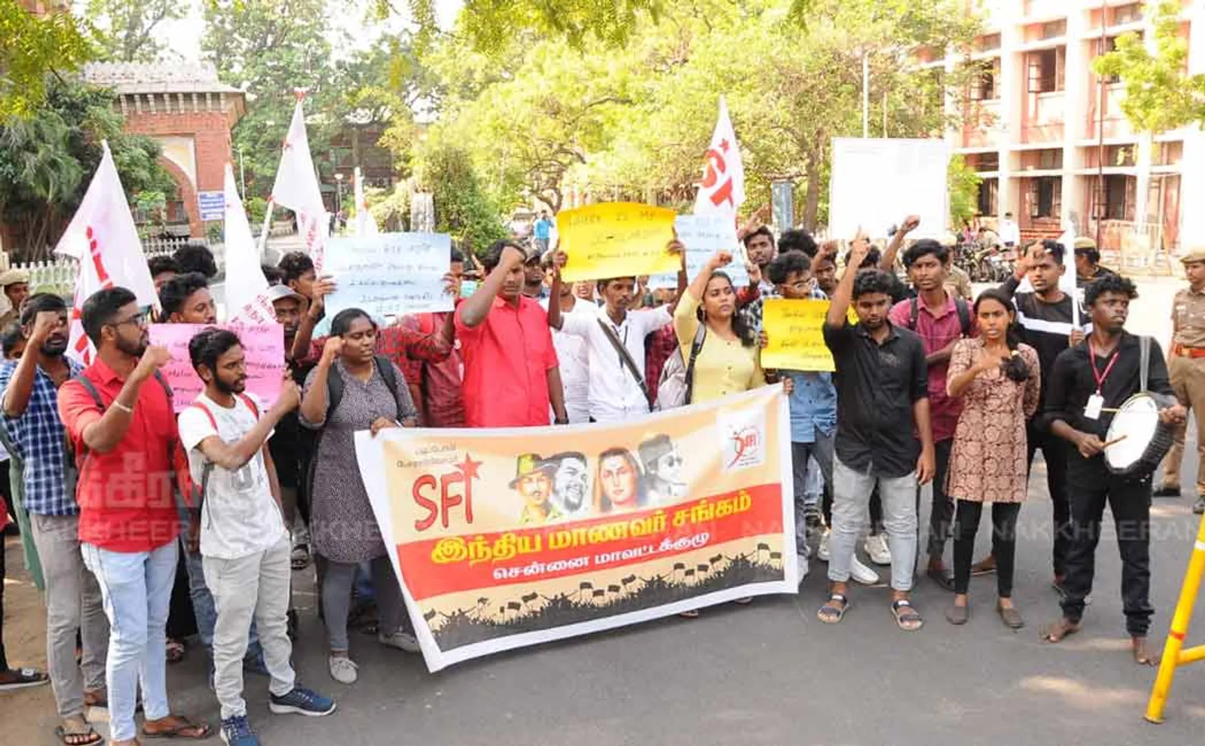madras university students in minorities students scholarships issue