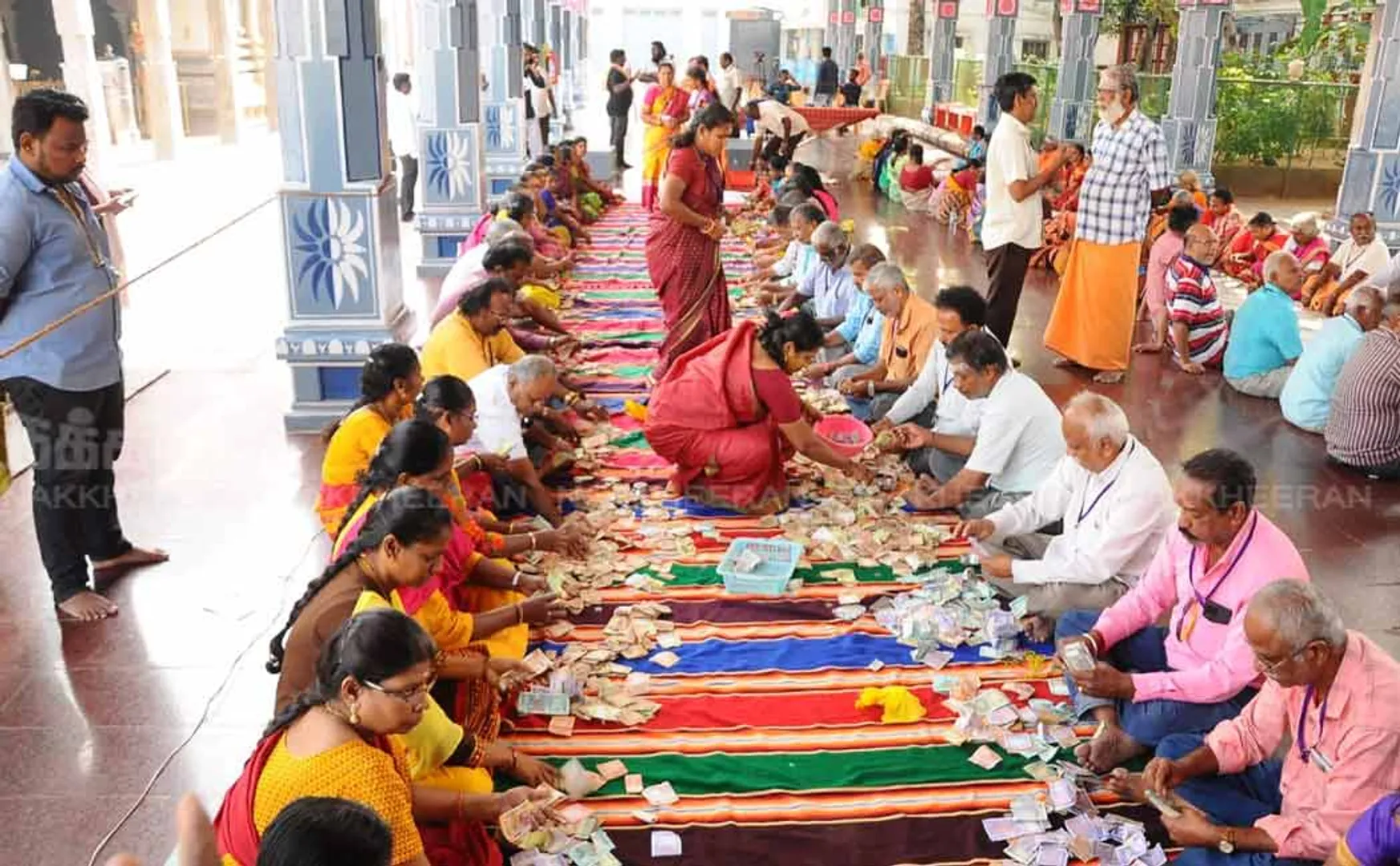 mylapore kapaleeswarar temple amount counting live telecast