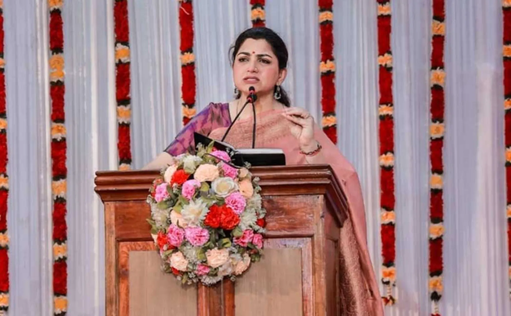  There is no protection for women in Tamil Nadu; Khushbu speech