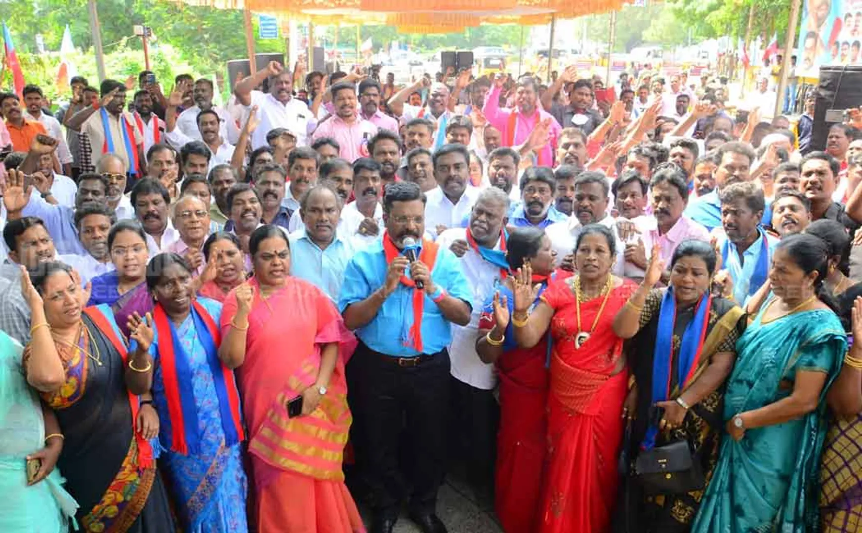 pudukkottai district vengaivasal incident vck party request take action for police and government 