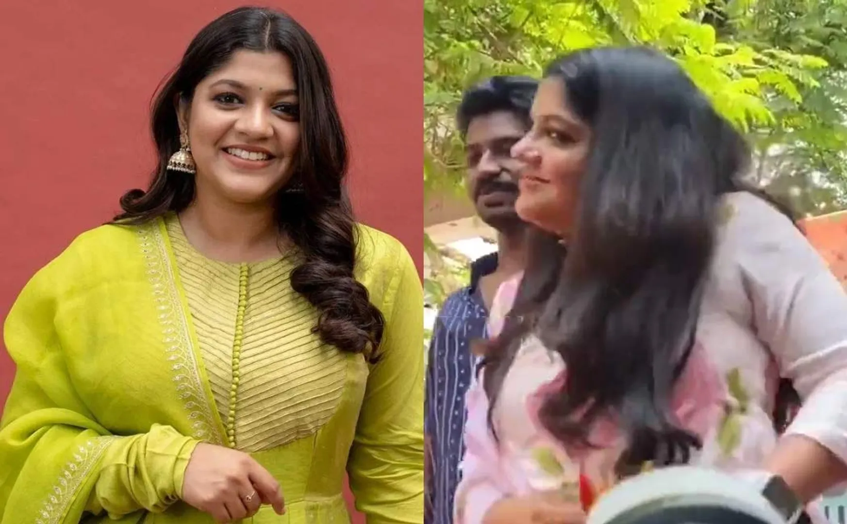  student Disobeys with aparna balamurali in college function  