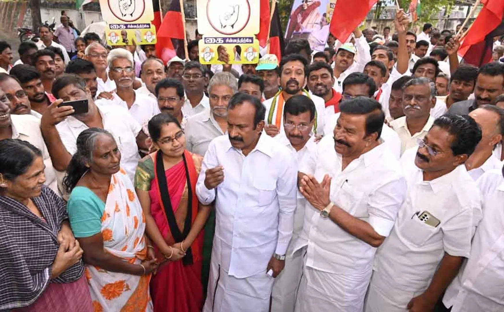 erode east by election dmk ministers started campaign 