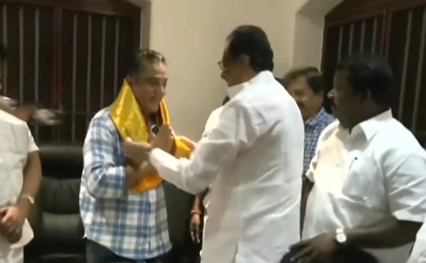evks elangovan met kamalhaasan