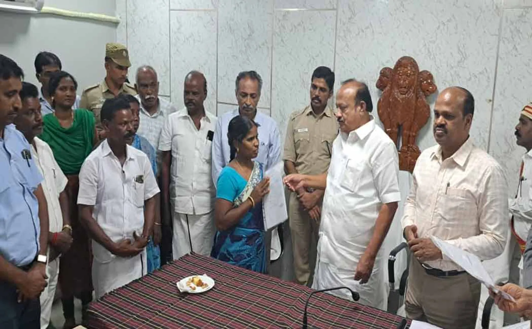 nlc job appointment letter issued by agriculture minister in chidambaram  