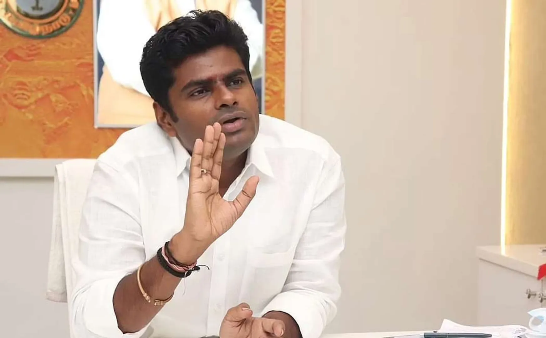 bjp annamalai talk about erode east byelection