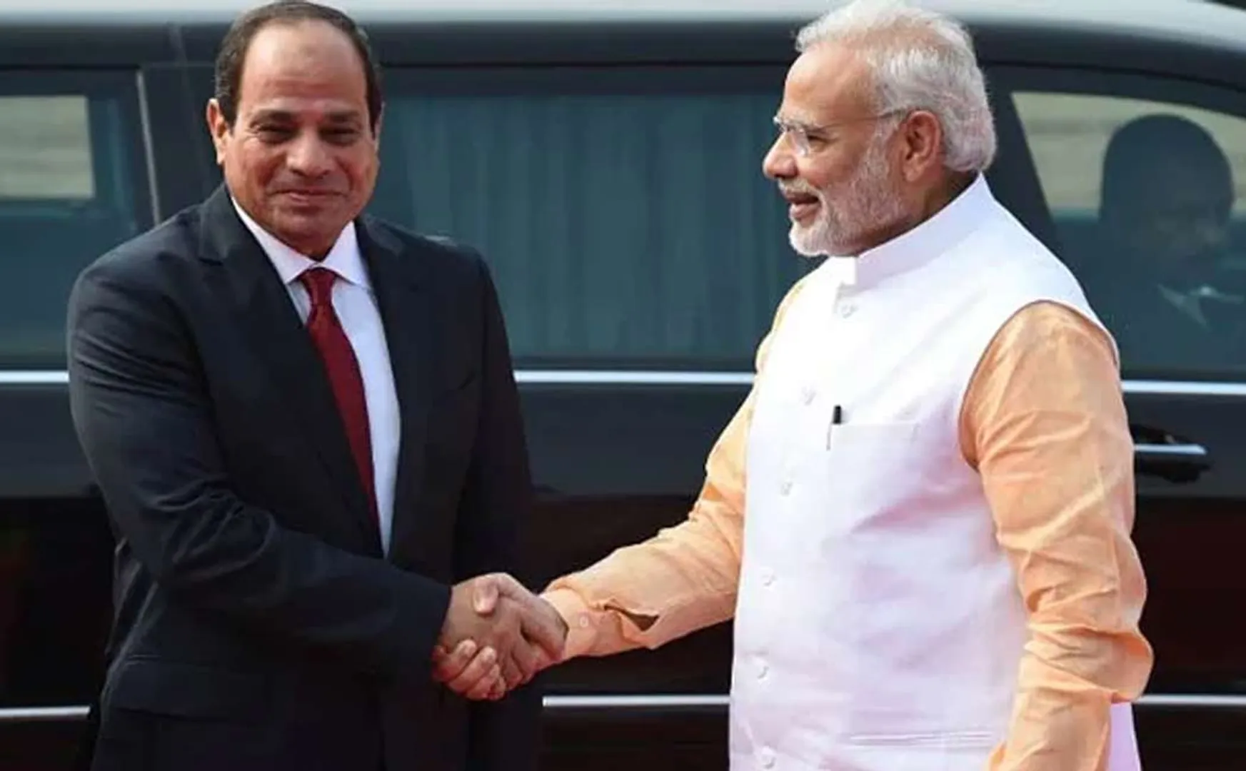 President of Egypt arrived India to attend the Republic Day as a special guest
