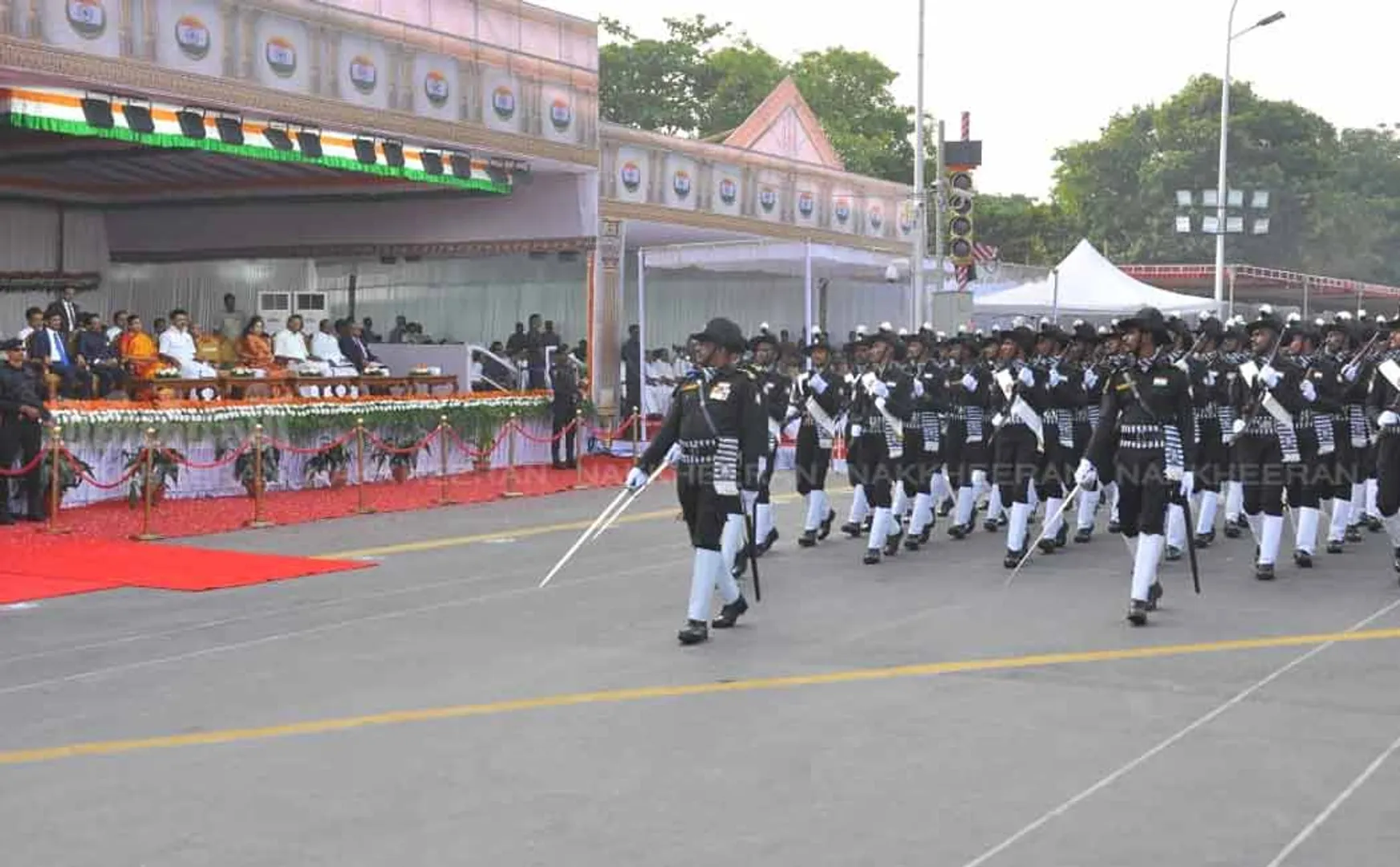 74th republic day celebration in chennai tamil nadu  