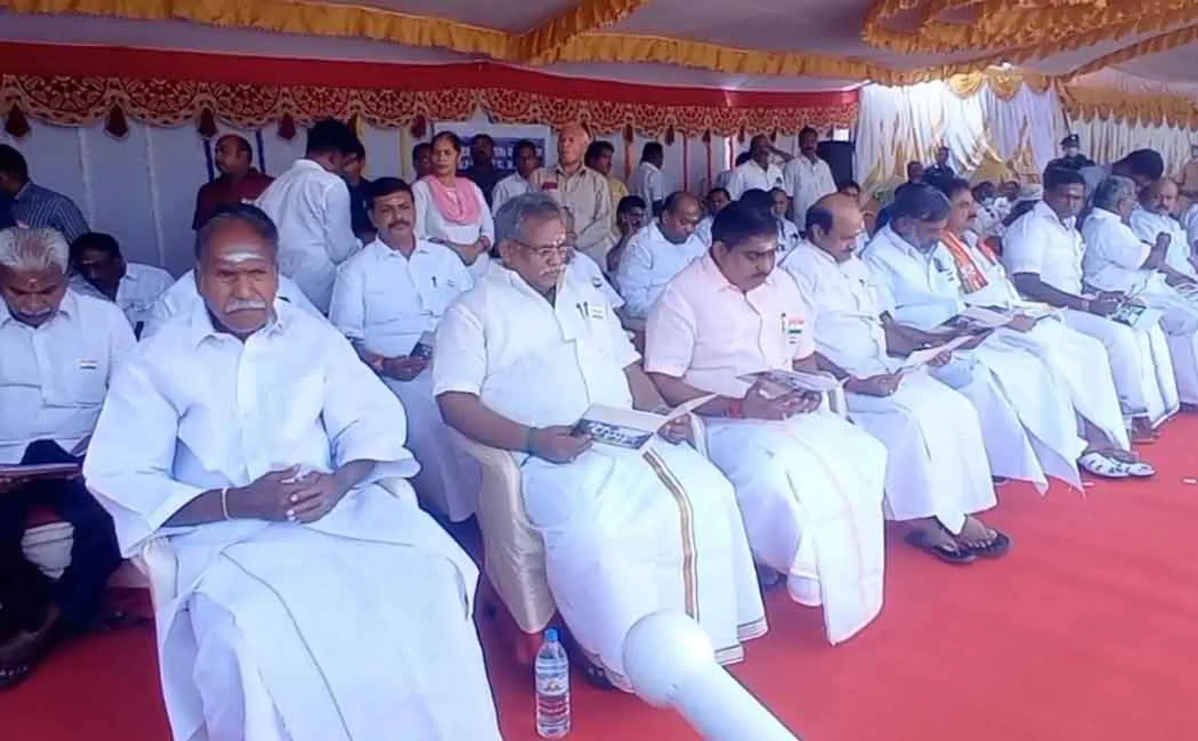 puducherry chief minister waiting for governor tamilisai soundararajan