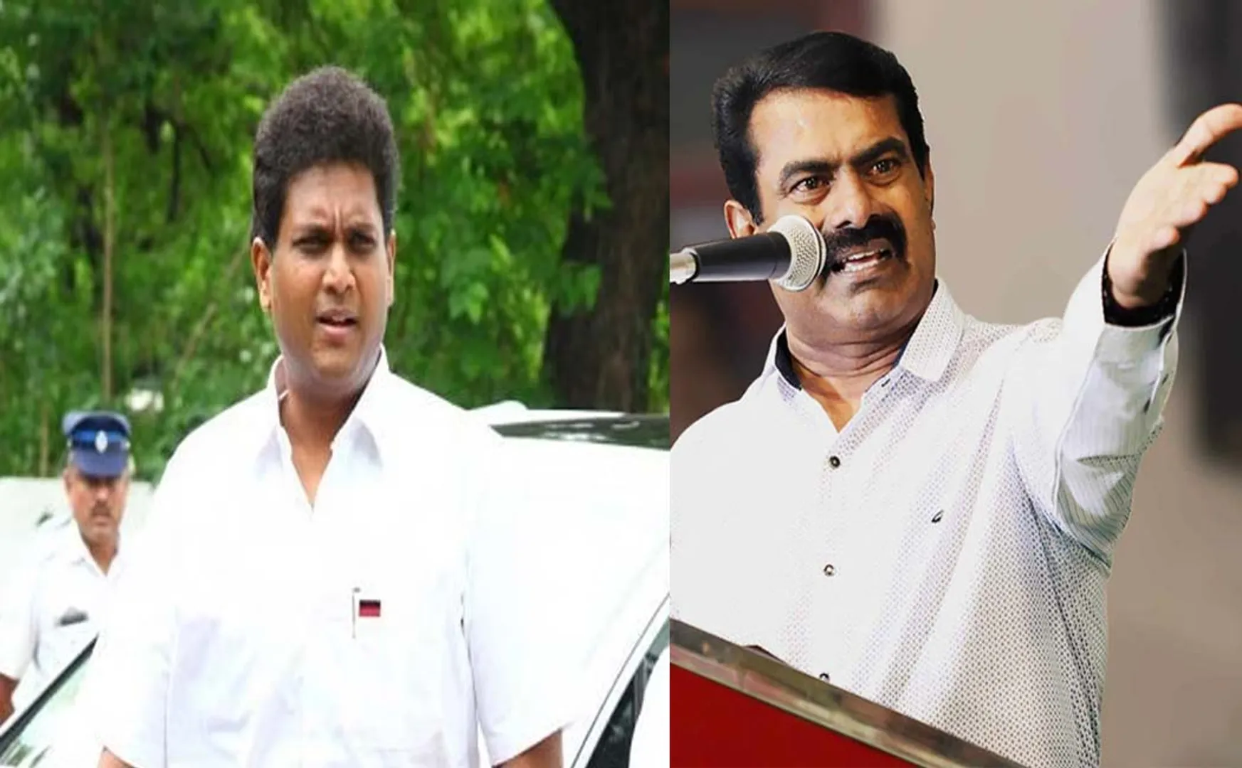 MLA DRP Raja condemns Seaman's speech on artist pen memorial