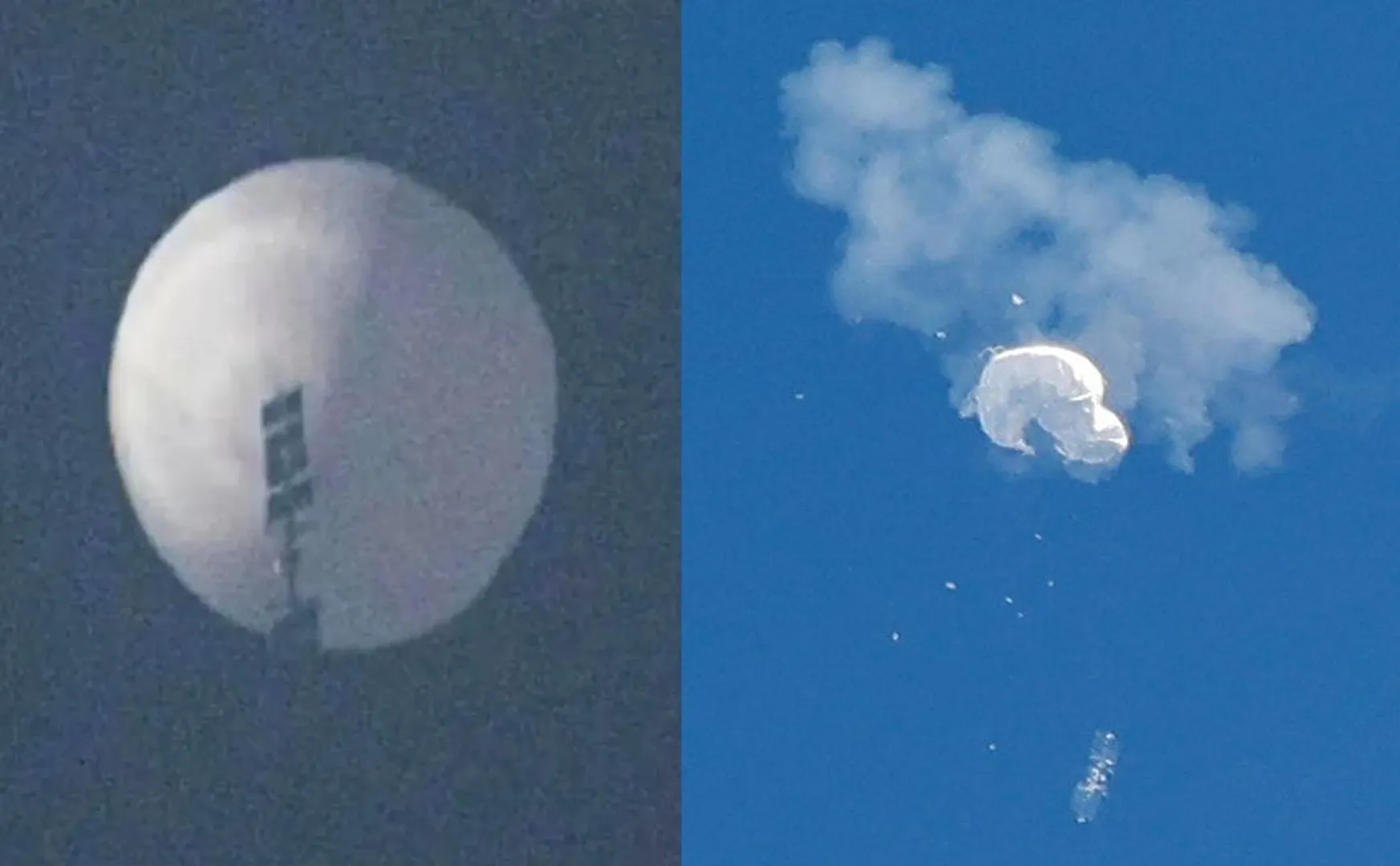 A Chinese balloon flying over the United States caused tension