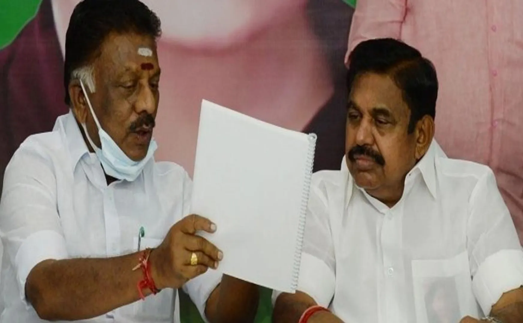 EPS wrote a letter to OPS regarding AIADMK candidate selection