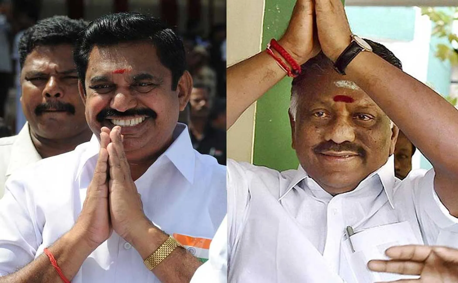 AIADMK candidate selection; Submission of documents to Election Commission