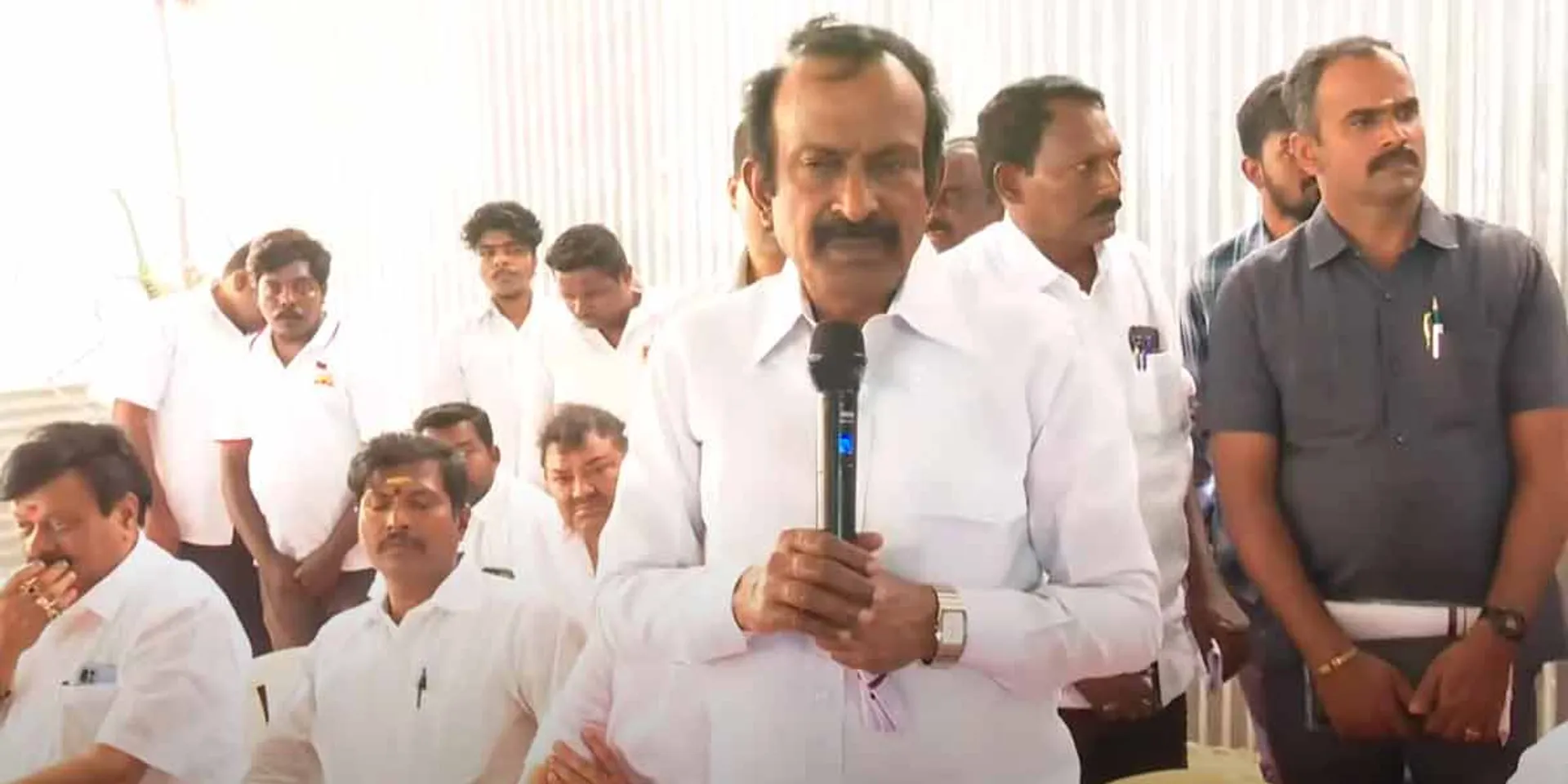  "It was the Chief Minister who asked EVKS Elangovan to contest" - Minister Muthuswamy's speech