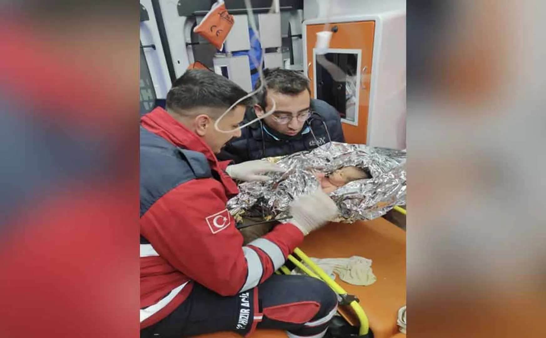 turkey earthquake safely rescued ten days old child 