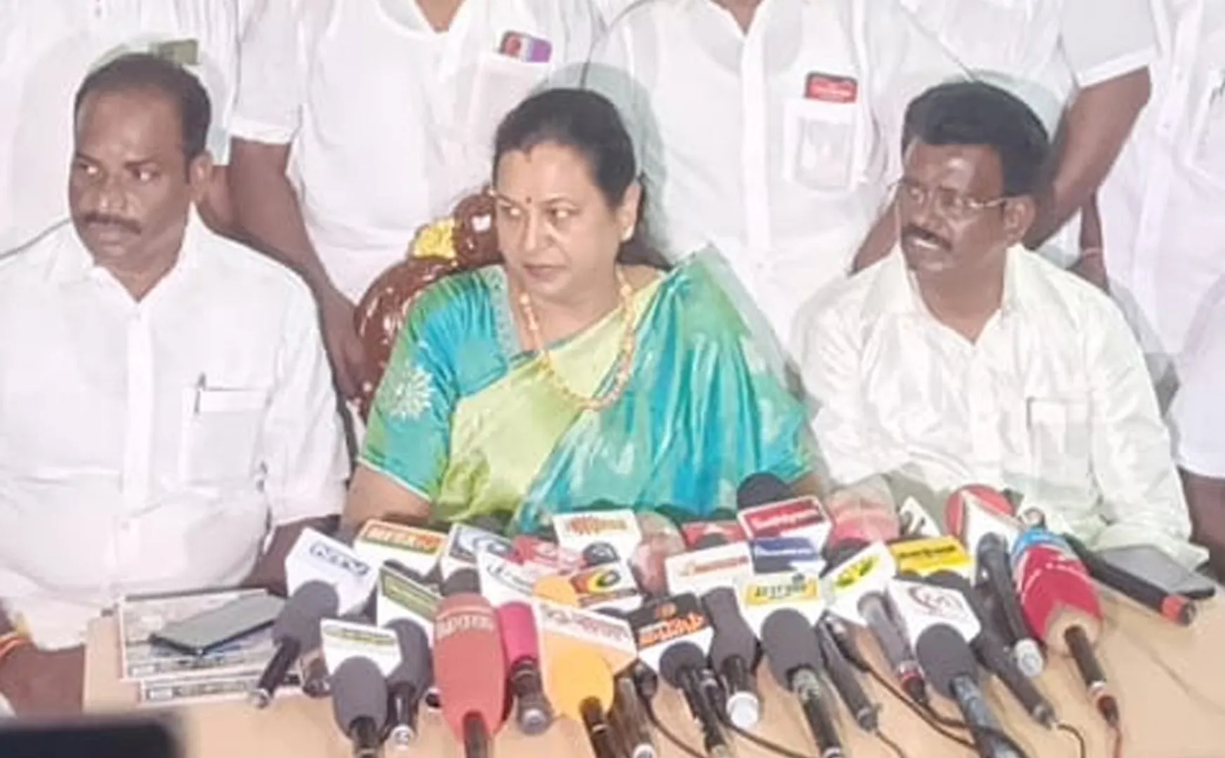 Premalatha Vijayakanth spoke about the pen statue 
