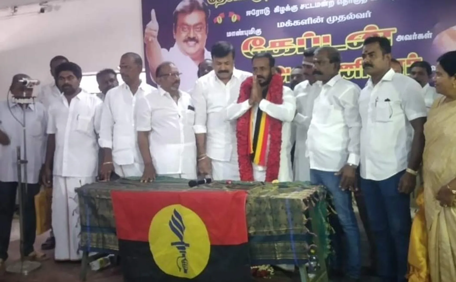 DMK complaint to Election Commission for erode east byelection