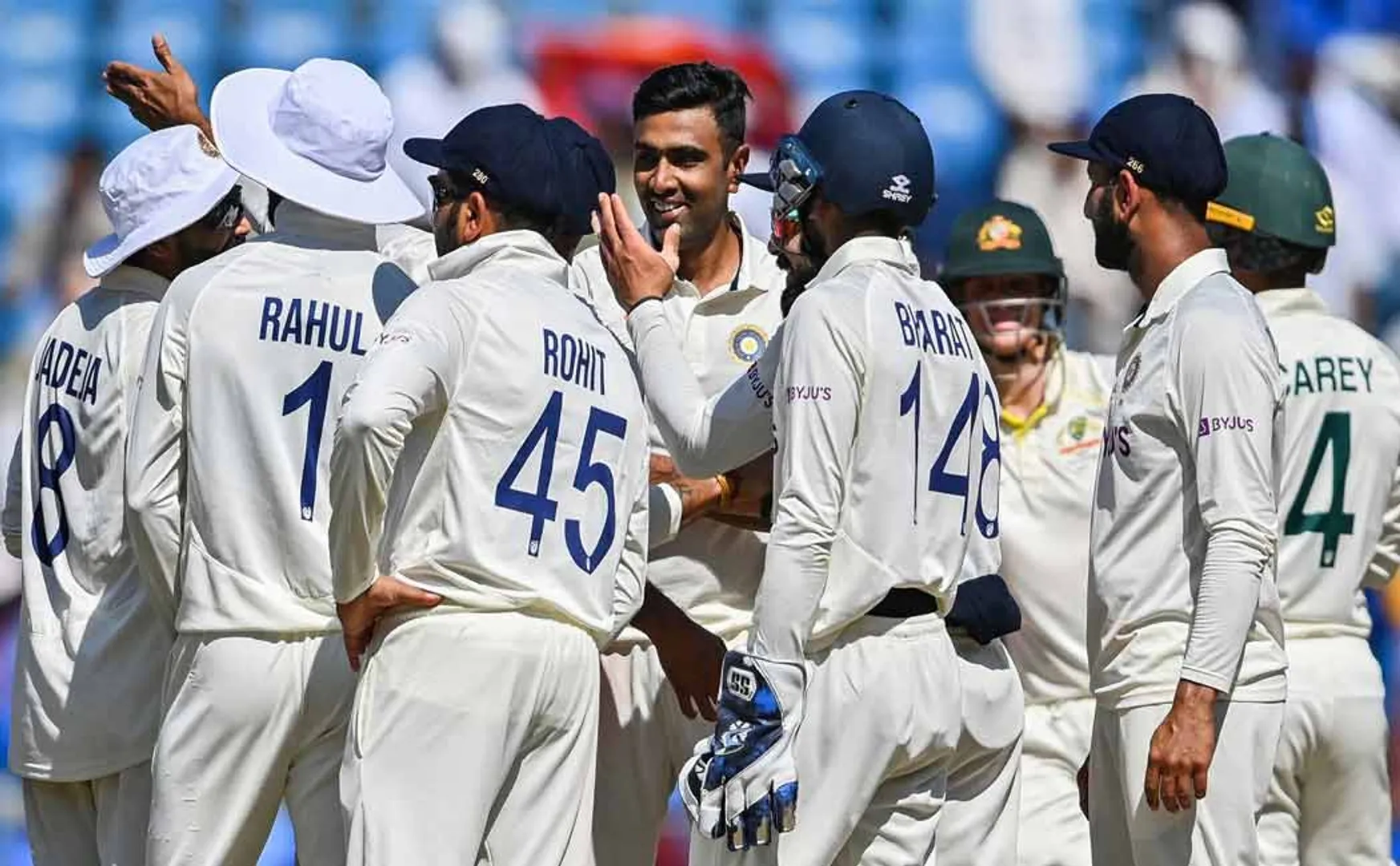 Indian team wins the innings; Aussie wrapped in Ashwin's magic
