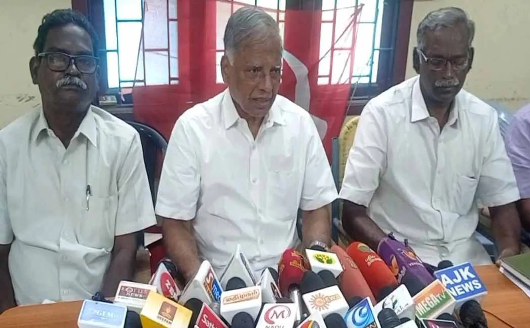 marxist communist party ramakrishnan talks about adani issue 