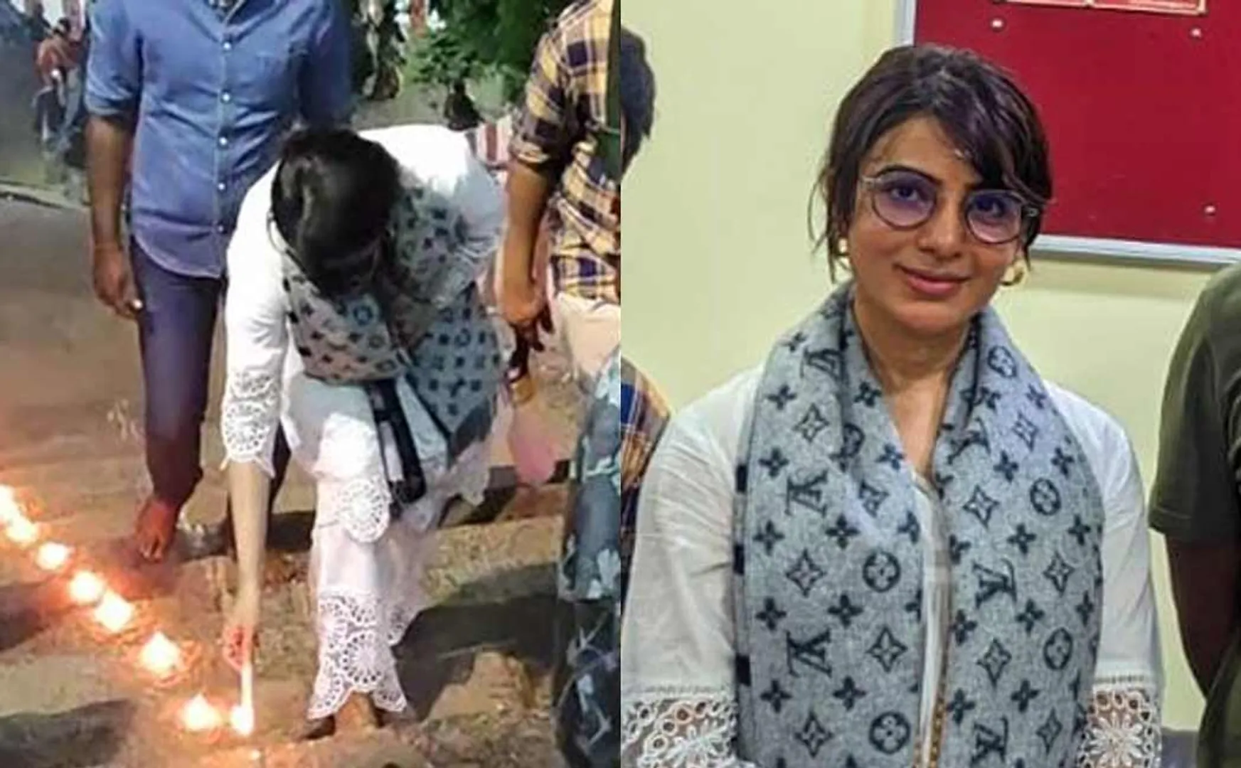 samantha visited palani murugan temple 