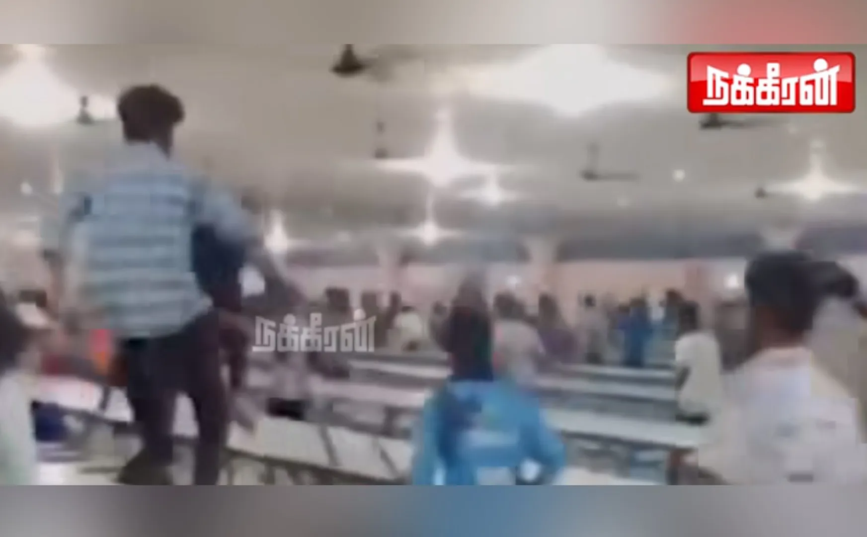 Clash between students and North State workers in Coimbatore